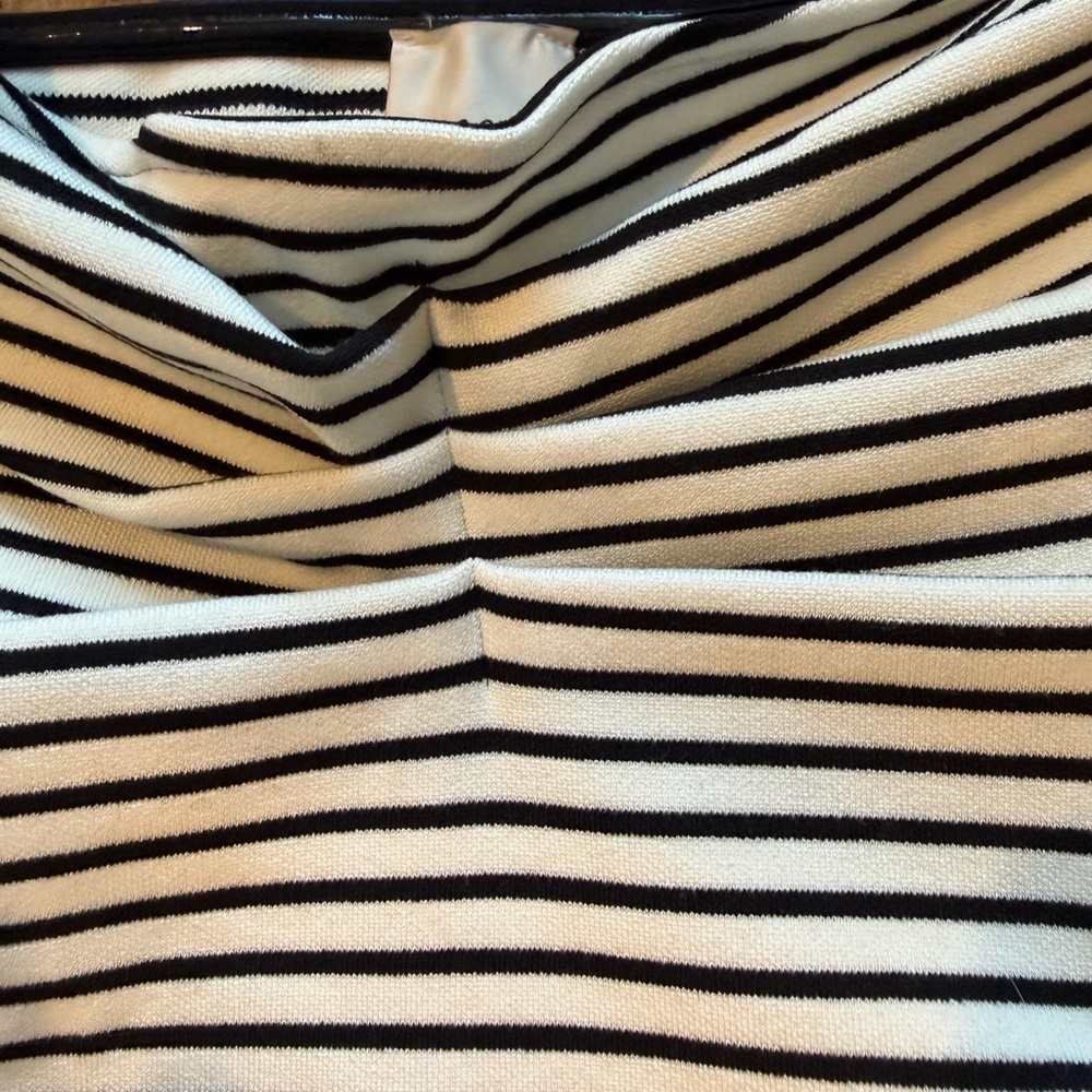 Maeve Ruched Striped Tube Top - XL - Picture 2 of 4